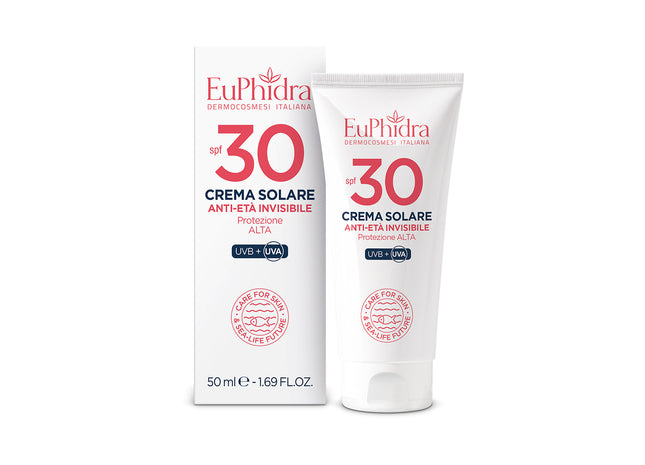 Euphidra Crema Solare Anti età Invisibile 30 SPF
