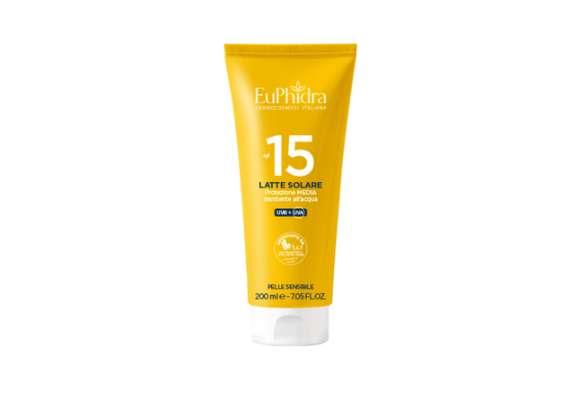 EuPhidra Latte solare protezione media SPF 15
