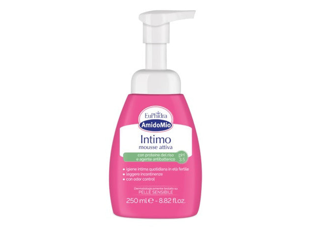 EUPHIDRA AMIDOMIO INTIMO MOUSSE ATTIVA PH 3 250 ML
