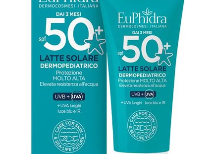 EuPhidra Latte Solare Bambini DERMOPEDIATRICO PROTEZIONE MOLTO ALTA SPF 50+