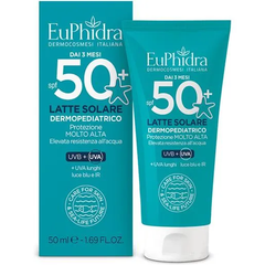EuPhidra Latte Solare Bambini DERMOPEDIATRICO PROTEZIONE MOLTO ALTA SPF 50+