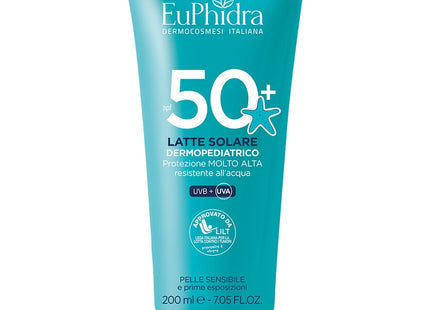 Euphidra Latte solare dermopediatrico bambini SPF 50+