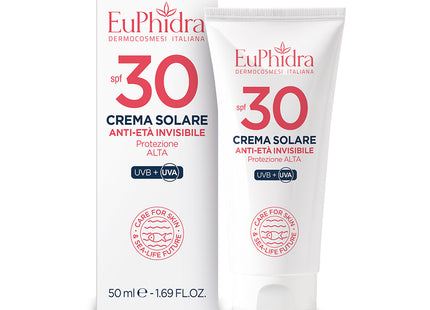 Euphidra Crema Solare Anti età Invisibile 30 SPF