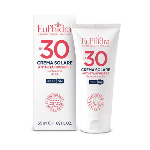 Euphidra Crema Solare Anti età Invisibile 30 SPF