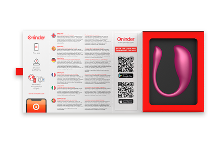 Vibratore Wirless e controllo da App Oninder Vibrating Egg - Pink