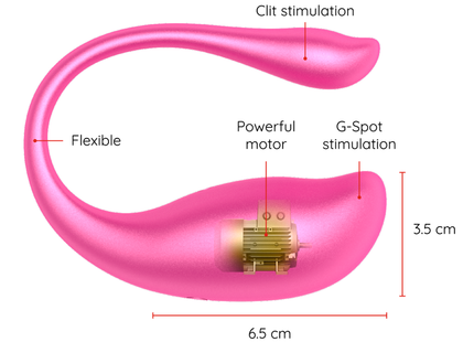 Vibratore Wirless e controllo da App Oninder Vibrating Egg - Pink