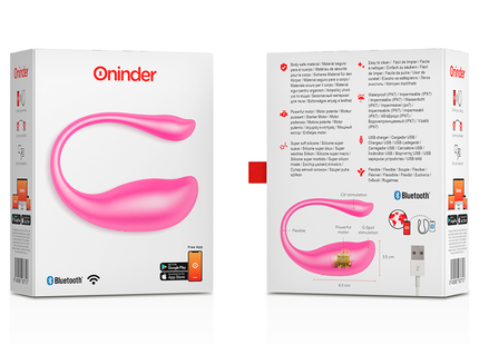 Vibratore Wirless e controllo da App Oninder Vibrating Egg - Pink