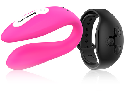 Vibratore Dual Pleasure Wireless Watchme FUCHSIA / JET BLACK