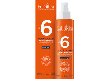 EuPhidra Olio solare abbronzante SPF 6