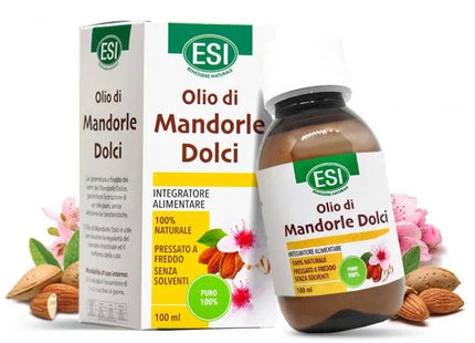 ESI olio mandorle dolci integratore intestino pelle capelli