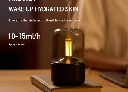 Diffusore ultrasuoni aromi candel lamp USB