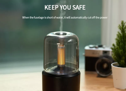 Diffusore ultrasuoni aromi candel lamp USB