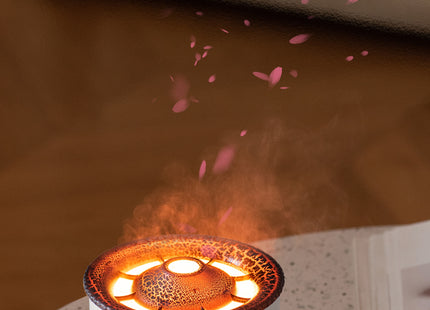 Diffusore ultrasuoni aromi effetti fumo e luce