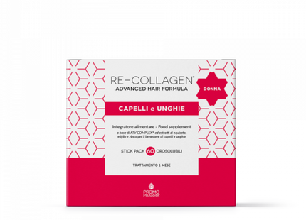 PromoPharma - RECOLLAGEN capelli e unghie donna integratore perdita fortifica