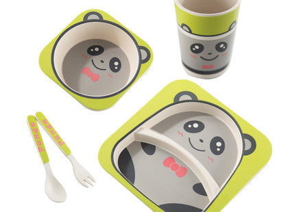 Stoviglie in bamboo bio atossico per bambini