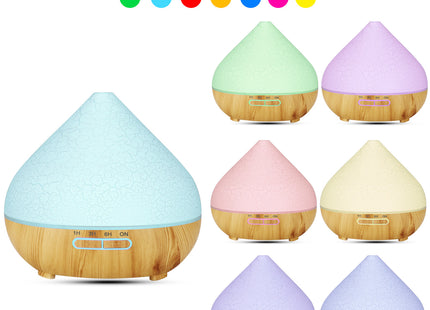 Umidificatore diffusore per aromaterapia e cromoterapia